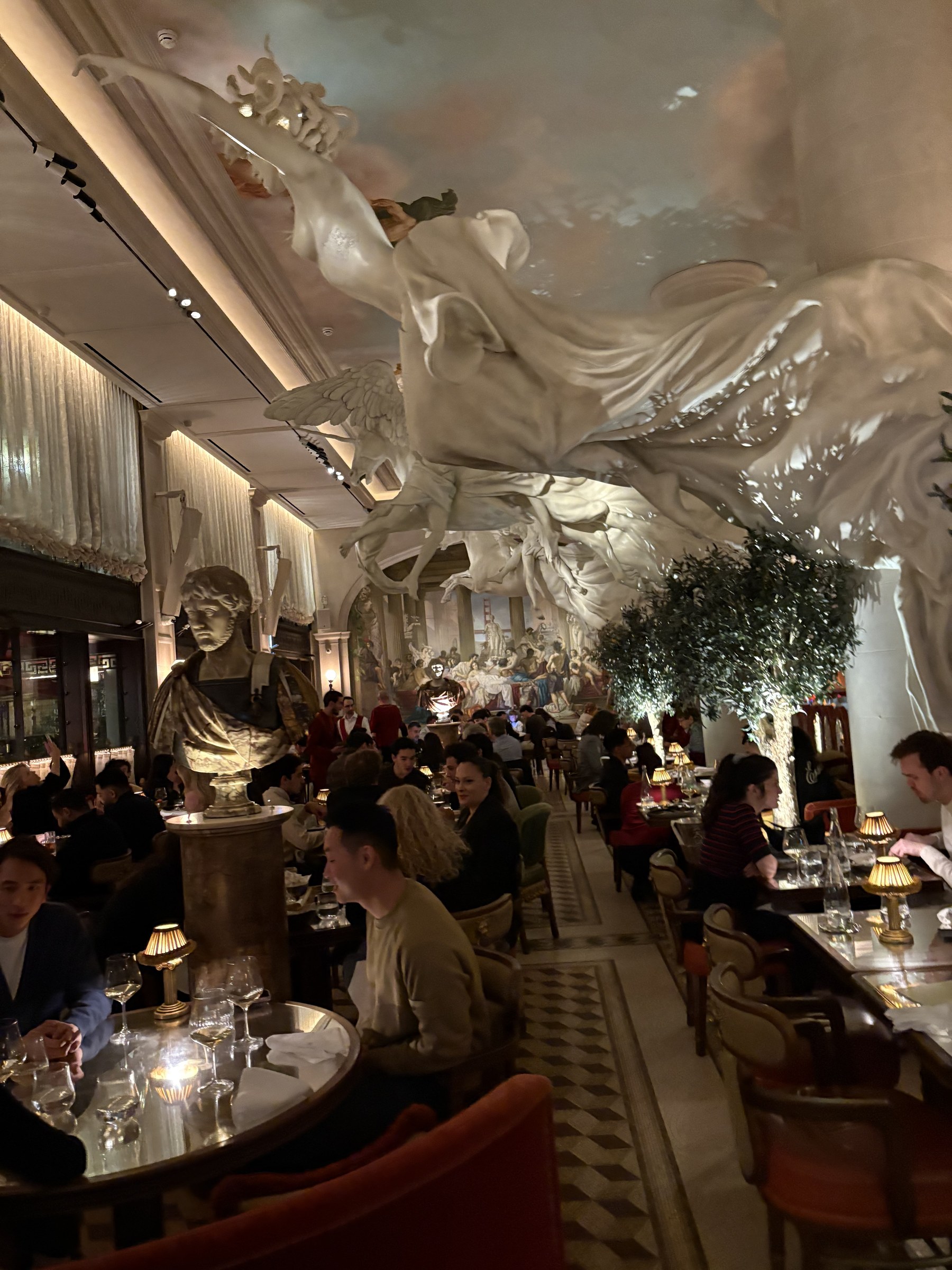 Bacchanalia restaurant intérieur Londres