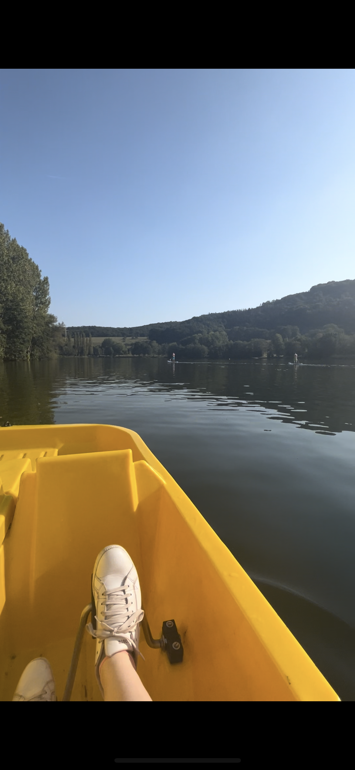 Lac d'Echternach en pédalo